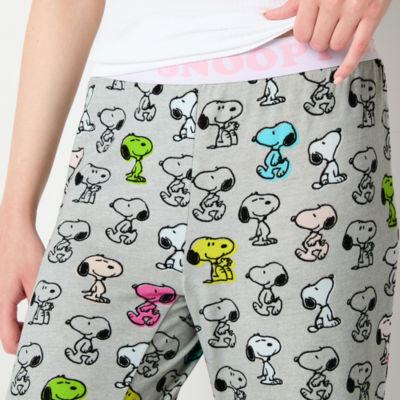 Snoopy Womens Juniors Pajama Pants