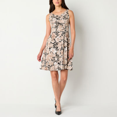 Perceptions Womens Floral Jacket Dress