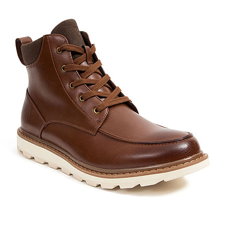 Deer Stags Mens Julian Dress Boots, 13 Medium, Brown