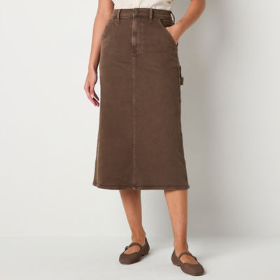 a.n.a Womens High Rise Long Pencil Skirt