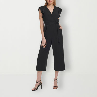 Marc New York Womens Sleeveless Jumpsuit