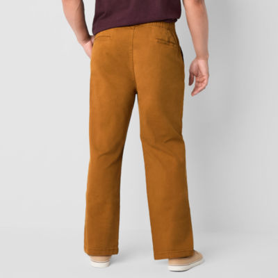 mutual weave Mens Big and Tall Relaxed Fit Pull-On Pants