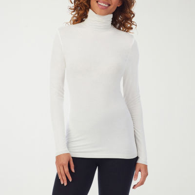 Cuddl Duds Womens Softwear Turtleneck Long Sleeve Thermal Shirt