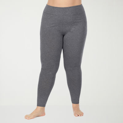 Cuddl Duds Softwear Hi-Waisted Tag Free Thermal Legging Plus