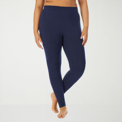 Cuddl Duds Softwear Hi-Waisted Tag Free Thermal Legging Plus