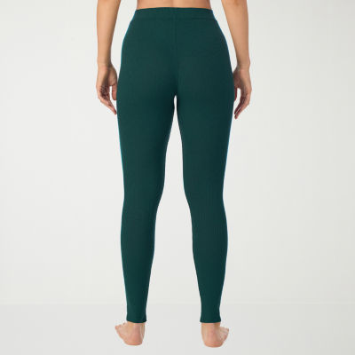 Cuddl Duds Stretch Rib Tag Free Thermal Legging