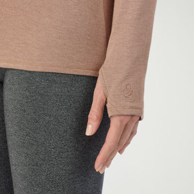 Cuddl Duds Womens Ultra Cozy Crew Neck Long Sleeve Thermal Shirt