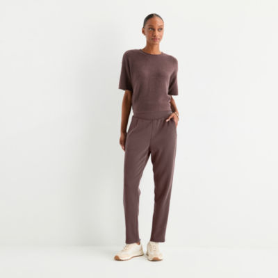 Stylus Womens Tapered High Rise Ankle Pant