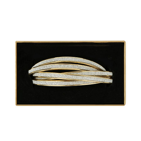 Monet Jewelry Two Tone Bangle Bracelet, One Size, Multiple Colors