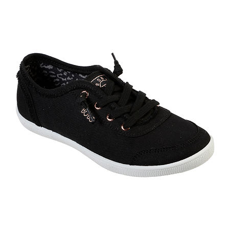  Womens > shoes > Sneakers-Skechers Bobs Womens B Cute Closed Toe Lace Up Shoe