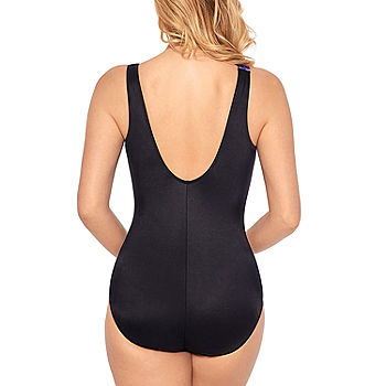 Robby Len By Longitude Womens Medallion One Piece Swimsuit