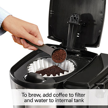 Review Hamilton Beach Brewstation Dispensing Coffee Maker 12 Cup Capacity 