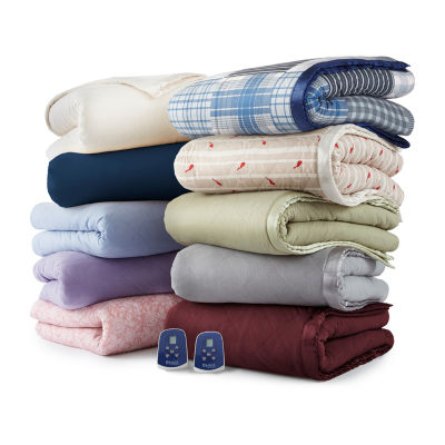 Micro Flannel Electric Unisex Adult Midweight Blanket