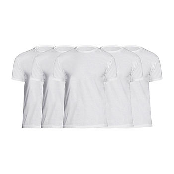5-Pack Hanes Ultimate Sport X-Temp Mens Short Sleeve Crew Neck T-Shirt