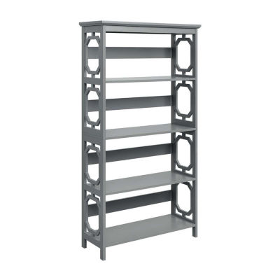 Omega Office + Library Collection 5-Shelf Bookcase