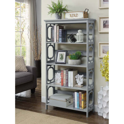 Omega Office + Library Collection 5-Shelf Bookcase