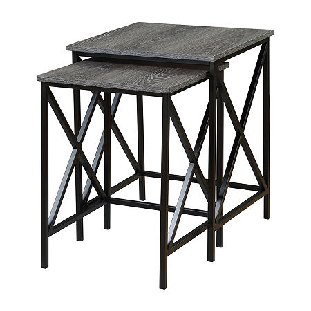 Tucson Nesting End Tables, One Size, Gray