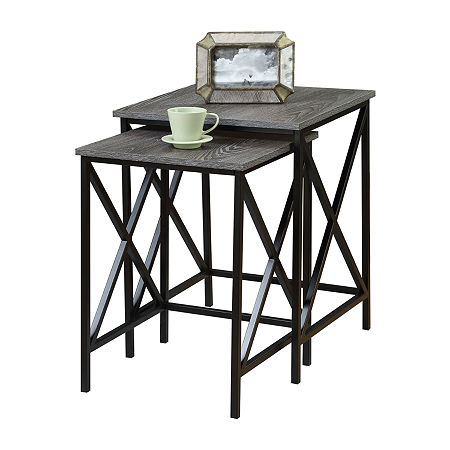 Tucson Nesting End Tables, One Size, Gray