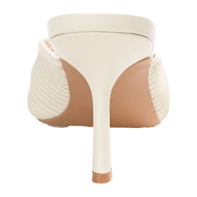 Journee Collection Greer Womens Round Open Toe Stiletto Heel Pumps