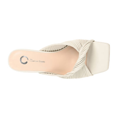 Journee Collection Greer Womens Round Open Toe Stiletto Heel Pumps