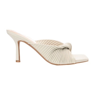 Journee Collection Greer Womens Round Open Toe Stiletto Heel Pumps