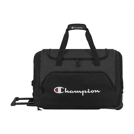 Champion 22 Inch Rolling Duffel Bag, One Size , Black