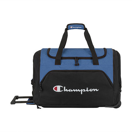 Champion 22 Inch Rolling Duffel Bag, One Size , Blue