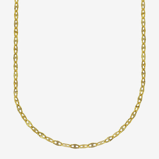 10K Gold Hollow Link Chain