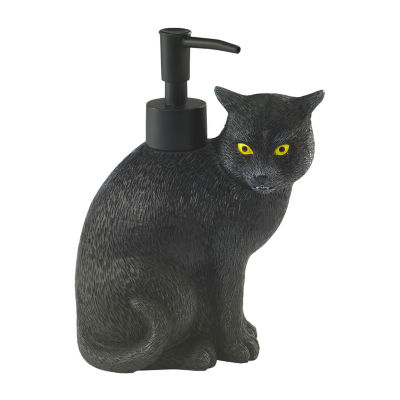 Avanti Black Cat Soap Dispenser, Color Black JCPenney