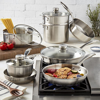  Cuisinart Forever Stainless Collection 11-pc. Cookware Set:  Home & Kitchen