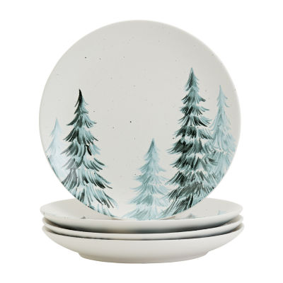 Tabletops Unlimited Enchanted Woods Stoneware Dinner Plate