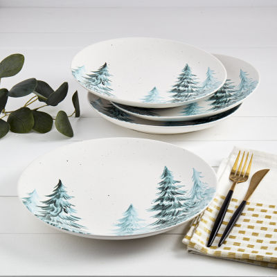 Tabletops Unlimited Enchanted Woods Stoneware Dinner Plate