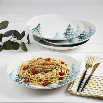 Tabletops Unlimited Enchanted Woods Stoneware Dinner Plate