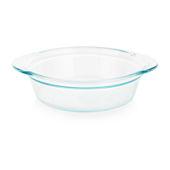 LocknLock Performance Glass 9.5 in. Pie Dish with Lid LLG881 - The