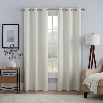 Eclipse Khloe Grommet Top Energy Saving 100% Blackout Single Curtain Panel