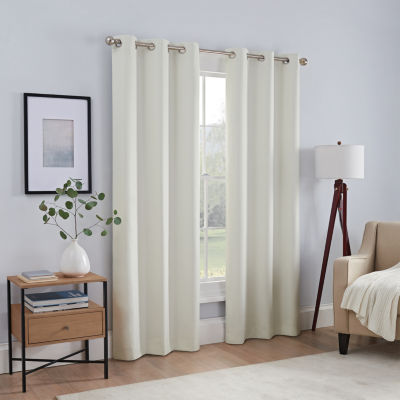 Eclipse Khloe Grommet Top Energy Saving 100% Blackout Single Curtain Panel