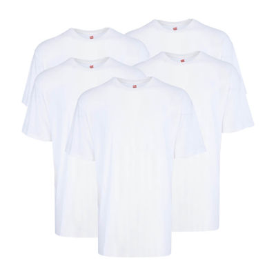 Hanes Fresh Iq Mens 5 Pack Short Sleeve Crew Neck T-Shirt Big and Tall