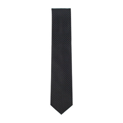 Haggar Dot Grid Tie, Color: Black - JCPenney