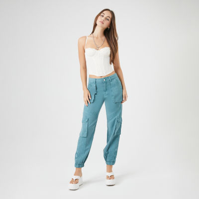 Forever 21 Soft Womens Mid Rise Jogger Pant Juniors