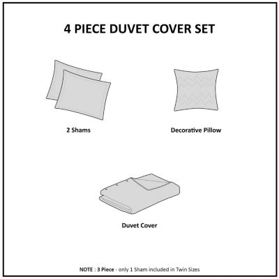 Intelligent Design Isabel Velvet Duvet Cover Set with decorative pillow