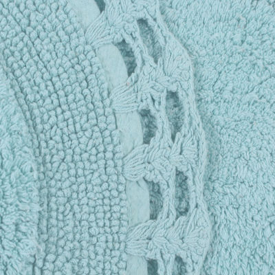 Home Weavers Inc Hampton Crochet Reversible 17X24 Inch Bath Rug