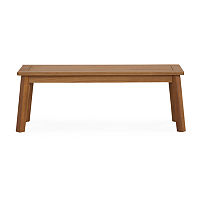 Signature Design by Ashley Janiyah Patio Bench, One Size, Brown