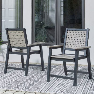 Signature Design by Ashley Mount Valley 2-pc. Weather Resistant Patio Dining Chair