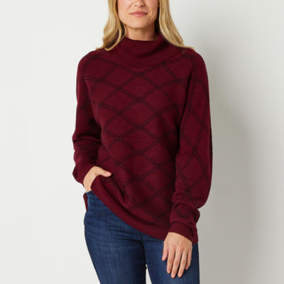 Liz claiborne cowl neck sweater sale