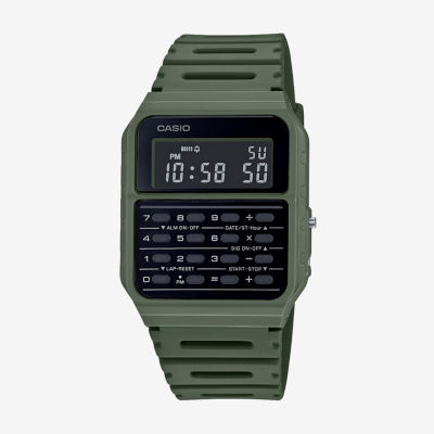 Casio Table Mens Multi-Function Digital Green Strap Watch Ca53wf-3bos