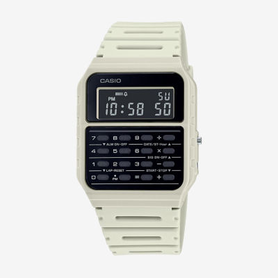 Casio Mens Multi-Function Digital White Strap Watch Ca53wf-8bos