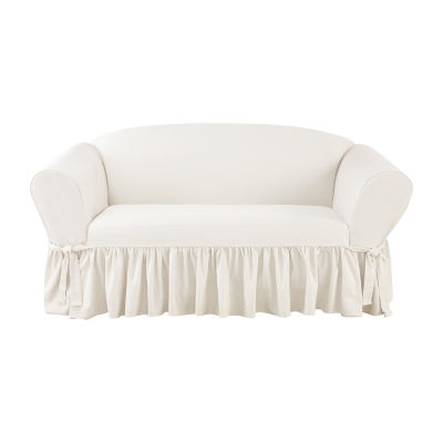 Sure Fit Essential Twill Loveseat Slipcover