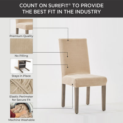 Sure Fit Hampstead 2pk Dining Chair Slipcovers