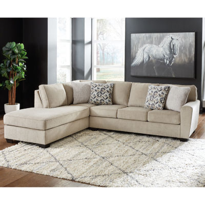 Signature Design by Ashley Decelle 2-Piece Right-Arm Facing Sofa Sectional with Chaise