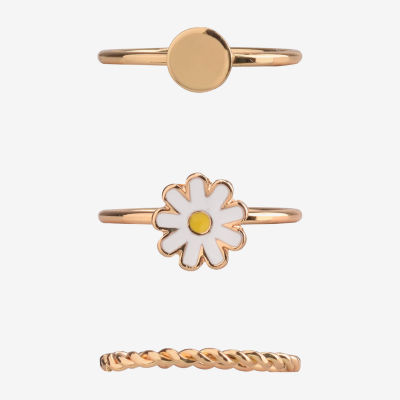 Arizona Gold Tone 5-pc. Flower Ring Sets